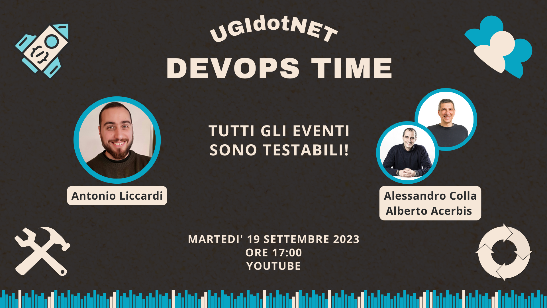 Tutti gli eventi sono testabili!
